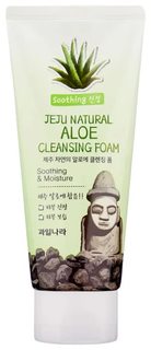 Пенка для лица Welcos Jeju Natural Aloe Cleansing Foam 120 г