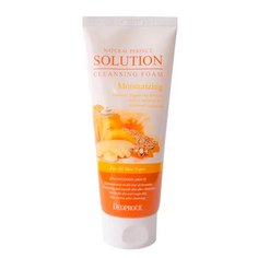 Пенка DEOPROCE NATURAL PERFECT SOLUTION CLEANSING FOAM OATMEAL & BANANA 170g