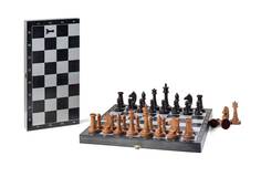 Шахматы турнирные фигуры буковые большие с доской 342-19 40*40 см Черный Noname