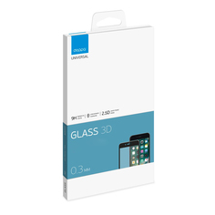 Защитное стекло Deppa 3D Full Glue для Apple iPhone 7/8, 0.3 мм, черное