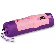 Чехол для коврика с карманами, SM-369, Фиолетово-розовый, 69*18 см Спортивные Мастерские