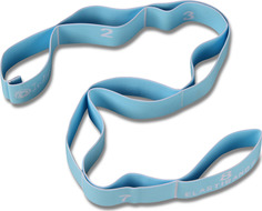 Эспандер Лента эластичная замкнутая с 8 захватами INDIGO HEAVY, 97669F, Голубой, 90*4 см