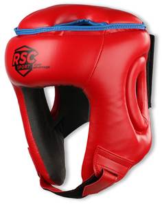 Шлем боксерский RSC PU, BF BX 208, Красный, XL