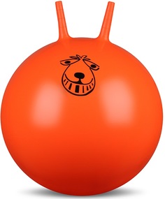 Мяч гимнастический с рожками INDIGO IN004 55 см Оранжевый