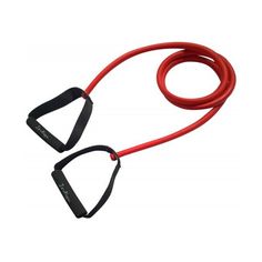 Эспандер для степа LATEX INDIGO MEDIUM 1 жгут, SM-067, Красный, 130 см