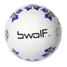 Мяч резиновый футбольный BWOLF № 4 5201 TFR Бело-Синий Noname