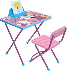 Комплект Disney 1 - Рапунцель (от 1,5 до 3-х лет, стол 52см + пенал + стул мягк.) Д1Р-М Nika Kids
