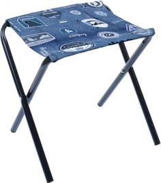 Стул склад.Дачный на 4-х опорах (труба d16) джинс , ДС/Д Nika