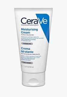 Крем для лица CeraVe и тела увлажняющий для сухой и очень сухой кожи, 50 мл.