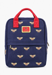 Рюкзак Loungefly Comics Wonder Woman Logo Aop Canvas Mini Backpack DCCBK0039