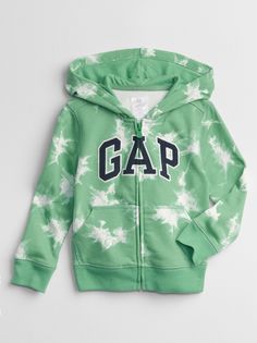 Толстовка на молнии с логотипом с эффектом Tie-Dye GAP