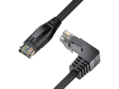 Сетевой кабель GCR UTP cat.5e RJ45 T568B 20m Black GCR-53939