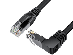 Сетевой кабель GCR UTP cat.5e RJ45 T568B 10m Black GCR-53957