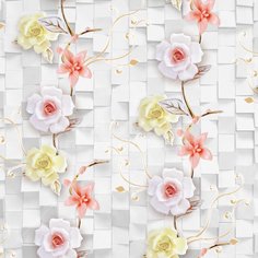 Клеенка стол Сильвано 1,4*20м ПВХ FUSION на нетканной основе 81484 Китай Silvano