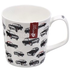 Кружка, 370 мл, APOLLO genio "Auto Cono", костяной фарфор, MAZ-370