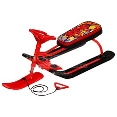 Снегокат Nika, Тимка спорт 2+, ТС2+/GR, 42 см, Граффити, красный каркас