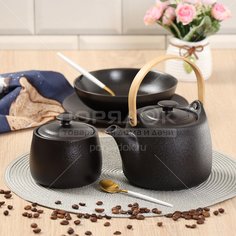 Чайник заварочный керамика, 0.975 л, Daniks, Крафт, A23690Y101