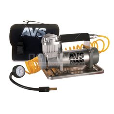 Компрессор автомобильный AVS, KS900, 90 л/мин, 12 В, 10 атм, с манометром, 80504