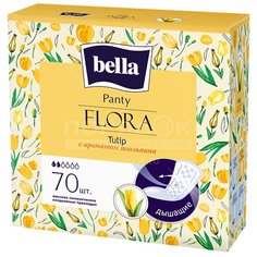 Прокладки женские Bella, Panty FLORA Tulip ежедневные с ароматом тюльпана по 70 шт. BE-021-RZ70-006