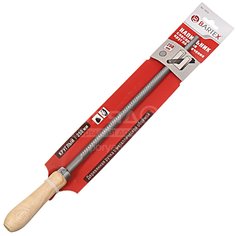 Напильник круглый, 250 мм, №2, деревянная ручка, Bartex, 12010