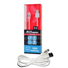 Зарядное устройство кабель, AVS для iPhone 5/6/7/8/X (1м) IP-51, A78041S