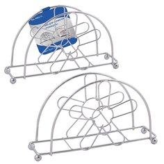 Салфетница металл, хром, Мультидом, Ромашка, AN52-71