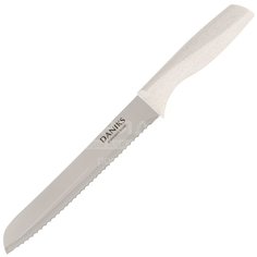 Нож кух Латте 20см для хлеба нерж, ручка пластик DANIKS YW-A383-BR