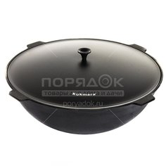 Казан чугун, 10 л, с крышкой, Kukmara, кч101