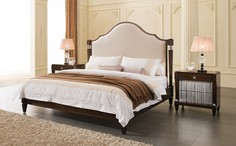 Кровать mestre (fratelli barri) коричневый 196x166x220 см.