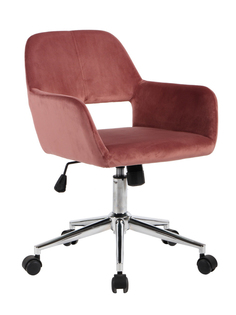 Кресло офисное ross (stoolgroup) розовый 57x90x58 см.