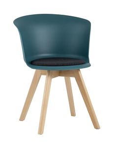 Стул blossom (stoolgroup) бирюзовый 56x74x52 см.