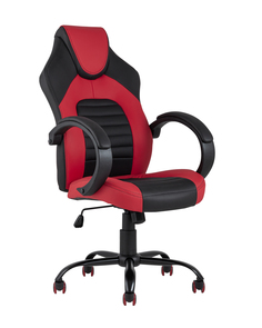 Кресло игровое topchairs racer midi (stoolgroup) красный 65x119x72 см.