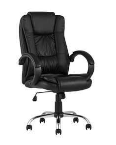 Кресло руководителя topchairs atlant (stoolgroup) черный 63x124x76 см.