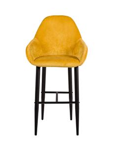 Кресло барное kent (r-home) желтый 58x115x58 см.
