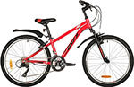 Велосипед Foxx 24 AZTEC красный, сталь, размер 12