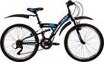 Велосипед Foxx 24 ATTACK черный сталь размер 14