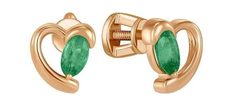 Золотые серьги Серьги Лукас E01-C-L-35549-EM-r Lukas