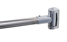 Карниз для ванной дуговой Fixsen нерж.сталь-хром max. 180 см. ( FX-25144)