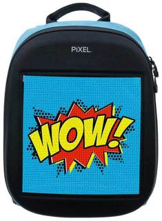 Рюкзак Pixel One для ноутбука чёрно-голубой