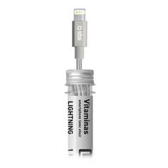 Дата кабель SBS Vitamins, USB 2.0- Lightning, 1 м, серебристый (TEVITLIGS)