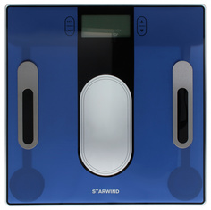 Весы напольные электронные Starwind SSP6050 макс.180кг синий
