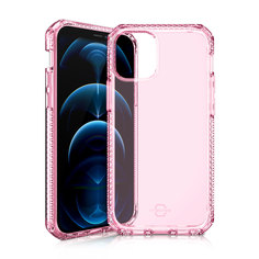 Чехол антибактериальный ITSKINS SPECTRUM CLEAR для Apple iPhone 12 Pro Max (6.7") светло-розовый