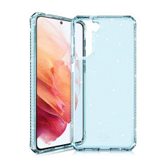 Чехол антибактериальный ITSKINS HYBRID SPARK для Samsung Galaxy S21+ голубой