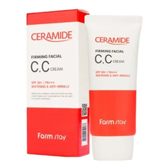 СС крем с керамидами FarmStay Ceramide Firming Facial CC Cream 50г.