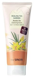 Пенка для умывания с экстрактом чая ройбуш The Saem Healing Tea Garden Rooibos Tea Cleansing Foam 150мл