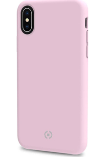 Чехол-накладка Celly Feeling для Apple iPhone XS Max soft touch розовый