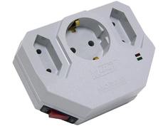 Сетевой фильтр Most MHV (адаптер на 3 розетки) белый + защита от 380 V