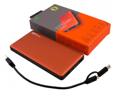 Внешний аккумулятор GP Portable PowerBank MP10 Li-Pol 10000mAh 2.4A+2.4A+3A оранжевый