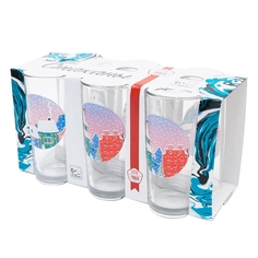 Набор стаканов OSZ Ода Снежный город 05C1256-SCL 6шт 230мл