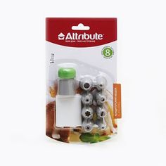 Мешок кондитерский + 8 насадок Attribute Gadget Viva AGV076 Grey